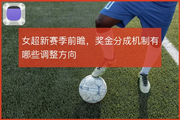 女超新赛季前瞻,奖金分成机制有哪些调整方向